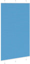 vidaXL - Plissé - rolgordijn - 120x200cm - stofbreedte - 119,4cm - polyester - blauw