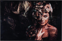 PTMD - Melani Glass Art - Schilderijen - Black