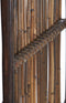 Light&living Kamerscherm 124x40x184 cm HERMIEN rotan bruin