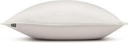 Zohome Kussensloop Satinado - Kussenhoes van 80x80 cm - Set van 2 stuks - 100% Katoen-Satijn - Off-White
