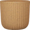 Mica Decorations Dante - Bloempot - H24 x Ø27 cm - Lichtbruin