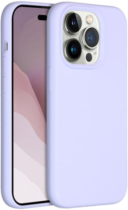Accezz Liquid Silicone Backcover iPhone 14 Pro - Schokabsorberend - Paars