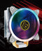 Gembird CPU-HURACAN-ARGB-X130 - Box ventilator - 150W 4 heatpipes - Multicolour