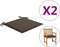 vidaXL - Tuinstoelkussens - 2 - st - 50x50x3 - cm - stof - taupe