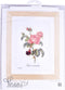 Thea Gouverneur - Borduurpakket met telpatroon - 2030 - Voorgesorteerde DMC Garens - Roos Redoute - Linnen - 26 cm x 38 cm - DIY Kit