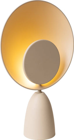 Lucide CASTAMAR - Tafellamp - Ø 25,5 cm - LED 1x8W 2100K - Taupe