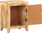 vidaXL - Nachtkastje - 40x30x50 - cm - massief - mangohout