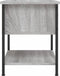vidaXL - Nachtkastjes - 2 - st - 34x35,5x45 - cm - bewerkt - hout - grijs - sonoma - eiken