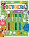Kleurmania Boerderij - Kleurboek met 30 kleurplaten en 4 stiften (set van 4)