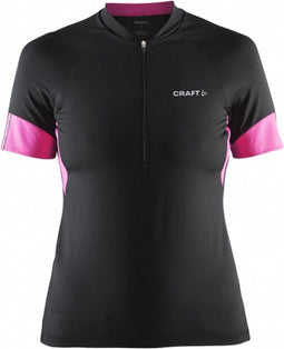 Craft Velo - Fietsshirt - Korte mouw ademend - Zwart/paars