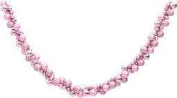 vidaXL - Kerstslinger - ballen - 175 - cm - polystyreen - roze