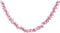 vidaXL - Kerstslinger - ballen - 175 - cm - polystyreen - roze