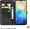 imoshion Hoesje Geschikt voor Oppo A77 Hoesje Met Pasjeshouder - imoshion Mandala Bookcase - Zwart