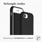 Accezz Liquid Silicone Backcover - iPhone SE (2022 / 2020) / 8 / 7 - Schokabsorberend - Zwart