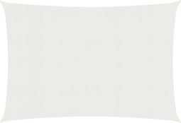 vidaXL - Zonnezeil - 160 - g/m² - 2x2,5 - m - HDPE - wit