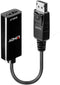 Lindy 41718 - Adapter DisplayPort naar HDMI - 15 cm - Zwart