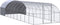 vidaXL - Kippenren - 3x10x2 - m - gegalvaniseerd - staal