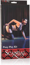 CalExotics - Scandal Pony Play Kit - Bondage / SM Zwart