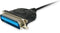 Equip USB naar parallelle adapterkabel 1,5 m zwart