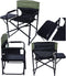 Campingstoel opvouwbaar - groen/zwart - 56 x 47 x 82 cm - max 100 kg