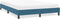 vidaXL - Bedframe - zonder - matras - 140x210 - cm - fluweel - donkerblauw