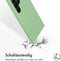 Accezz Liquid Silicone Backcover - Samsung Galaxy S23 Ultra - Schokabsorberend - Groen