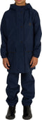 AGU GO Parka Kids - Regenjas Essential - Waterdicht Ademend - Blauw - 128