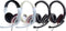 Gembird MHS-03-WTRD - Over-Ear Headset met Microfoon - Comfortabele oorkussens - Rood/Wit