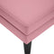 vidaXL - Chaise - longue - met - kussen - en - rechterarmleuning - fluweel - roze