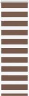 vidaXL - Zebra - rolgordijn - 45x150 - cm - stofbreedte - 40,9 - cm - polyester - bruin