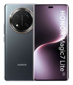 Honor Magic7 Lite - Zwart - 256 GB - Fysieke simkaart + eSIM