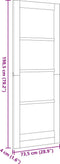 vidaXL - Interne - Deur -