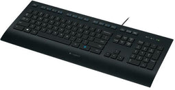 Logitech K280e - Toetsenbord Draad - Qwertz DE - Zwart