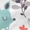 Gewatteerd beddengoed met ritssluiting HappyFriday Moshi Moshi Woodland Multicolour 105 x 200 cm