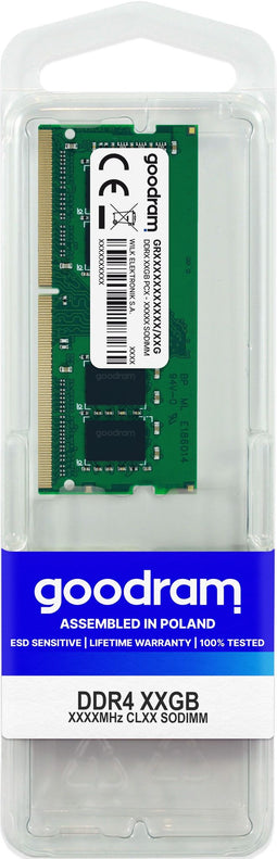 Goodram GR2400S464L17/16G - RAM Geheugen - 16 GB DDR4 2400 MHz (1x)