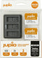Jupio CGP1006 - GoPro Enduro Accu - 2 stuks - Zwart