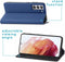 iMoshion Hoesje Geschikt voor Samsung Galaxy S21 FE Hoesje Met Pasjeshouder - iMoshion Slim Folio Bookcase - Blauw