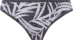 Freya Gemini Palm - Bikini Brief - Monochrome palmbladeren - Maat L