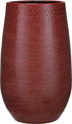 Mica Decorations Gabriel Vaas - H35 x Ø21 cm - Keramiek - Bordeaux