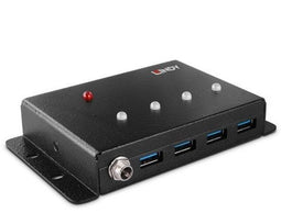 Lindy 43374 - USB 3.2 Gen 1-hub 4 poorten - Zwart