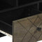 vidaXL - Tv-meubel - 100x33x46 - cm - massief - mangohout - zwart