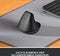 Logitech Lift - Ergonomische muis - Draadloos - Linkshandig - Grafiet