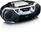Lenco SCD-720SI - Boombox - DAB+ FM Bluetooth MP3/CD Cassette - Zwart