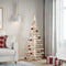 vidaXL - Kerstdecoratie - kerstboom - 150 - cm - massief - grenenhout