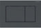 Geberit Sigma20 - Bedieningsplaat - 2-toets spoeling - Zwart glans