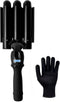 VAIVE Professionele Wafeltang - Golvenkrultang - Keramische coating - Zwart