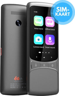 Membeli Enence - Vertaalcomputer - 138+ Talen - Offline - 3.1 inch Touchscreen - Antraciet