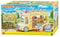 Sylvanian Families 5744 - Regenboogbabybus - Driedekker kinderdagverblijfbus - Geel