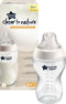 Tommee Tippee Closer to Nature zuigfles - normale uitstroomsnelheid - anti-koliek ventiel - 340 ml