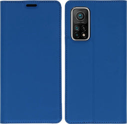 iMoshion Hoesje Geschikt voor Xiaomi Mi 10T Pro / Mi 10T Hoesje Met Pasjeshouder - iMoshion Slim Folio Bookcase - Donkerblauw